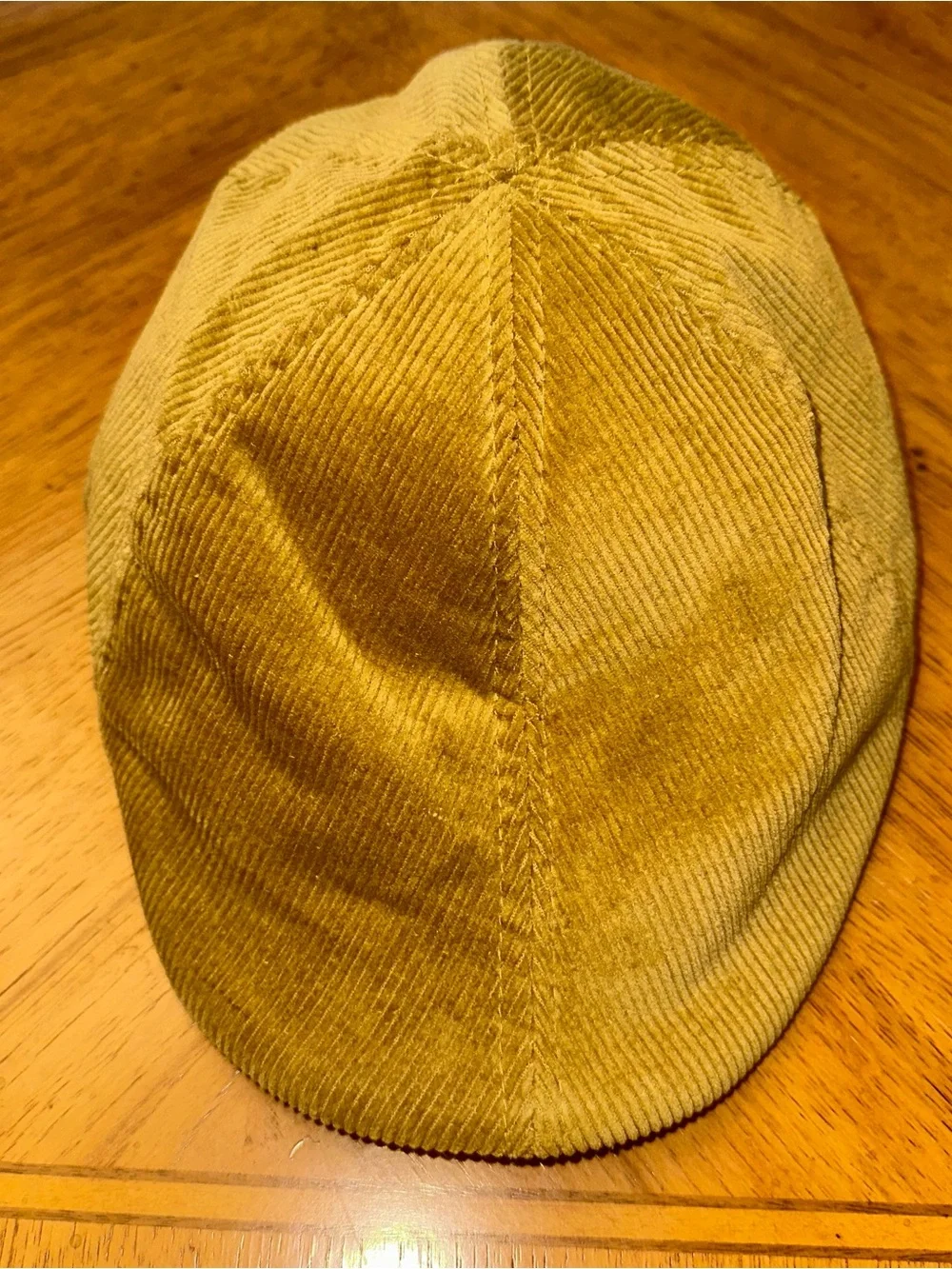 Stetson Corduroy Hat Size Medium Driving Newsboy Cabbie Tan Flat Cap